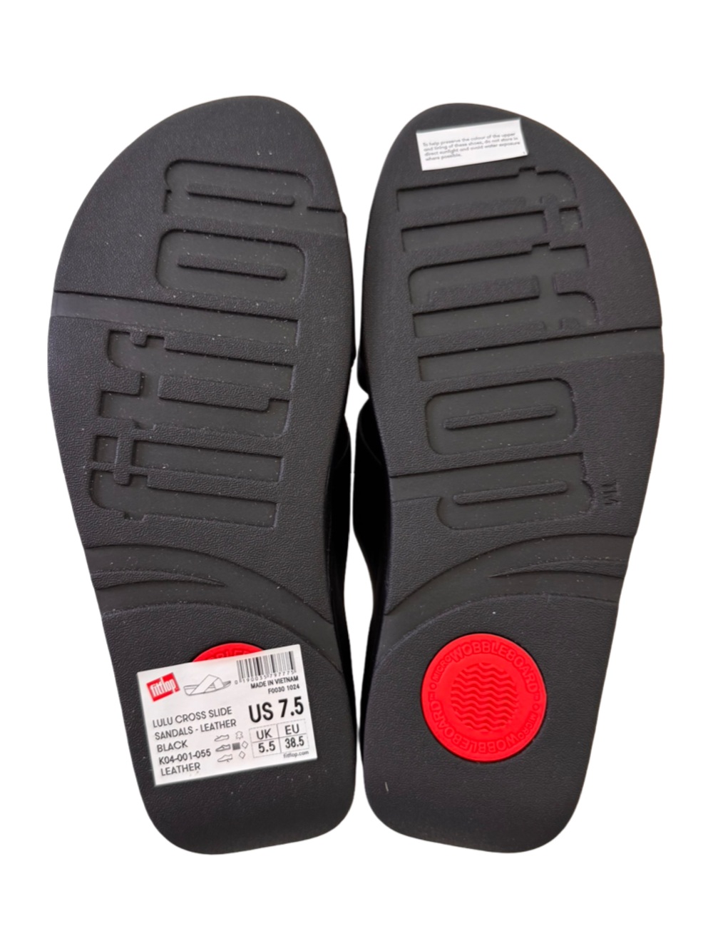 Fitflop Women's Black Crisscross Slide Sandals - Picture 3 of 7